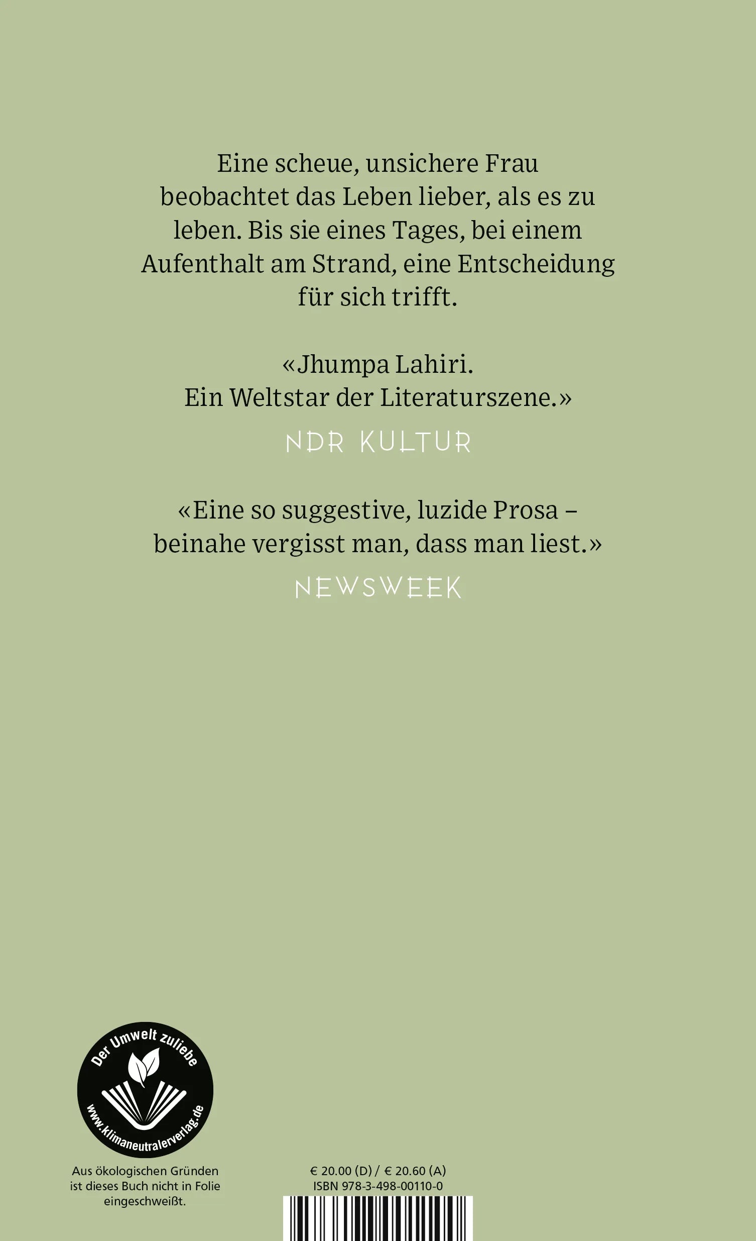 Buchrückseite von 'Wo ich mich finde' mit Klappentext - Gebundene Ausgabe