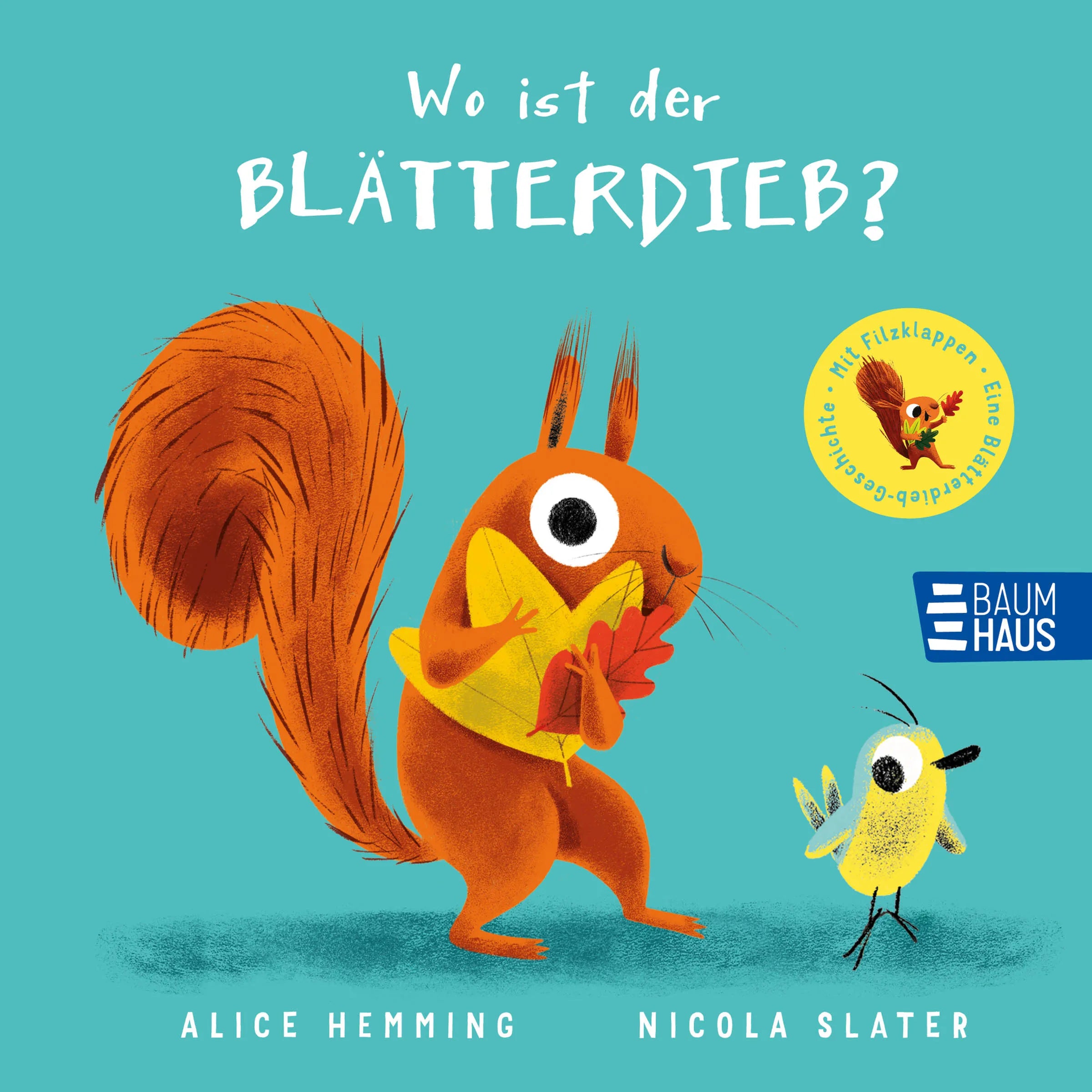 Buchcover von 'Wo ist der Blätterdieb?' - Gebundene Ausgabe von Alice Hemming