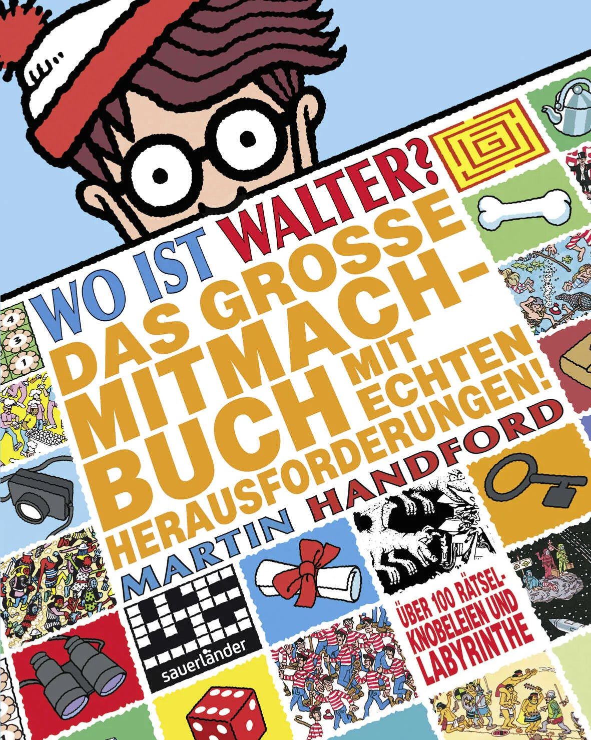 Buchcover von 'Wo ist Walter? Das große Mitmachbuch mit echten Herausforderungen' - Taschenbuch von Martin Handford