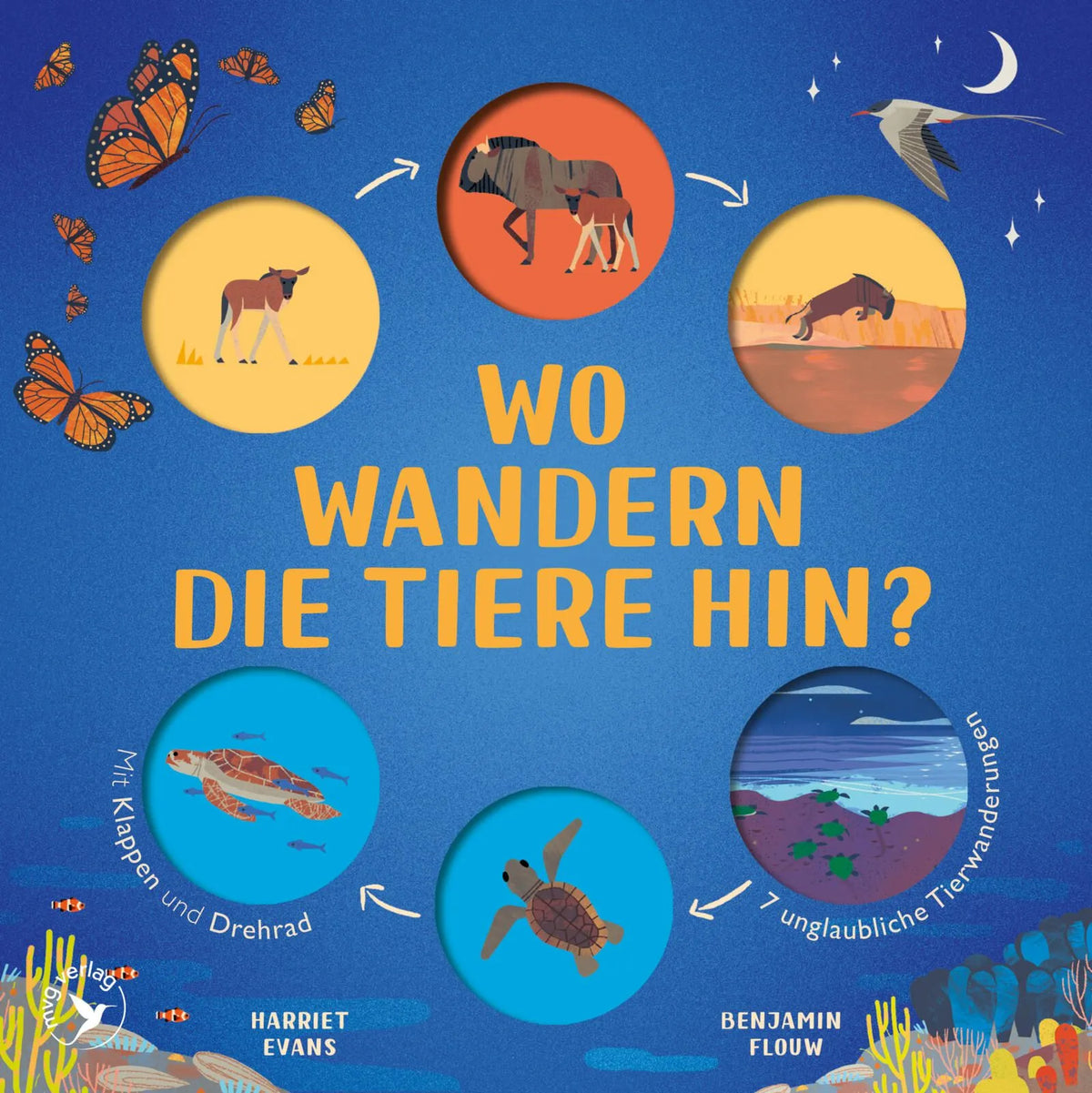 Cover: Wo wandern die Tiere hin? (Hardcover) von Harriet Evans