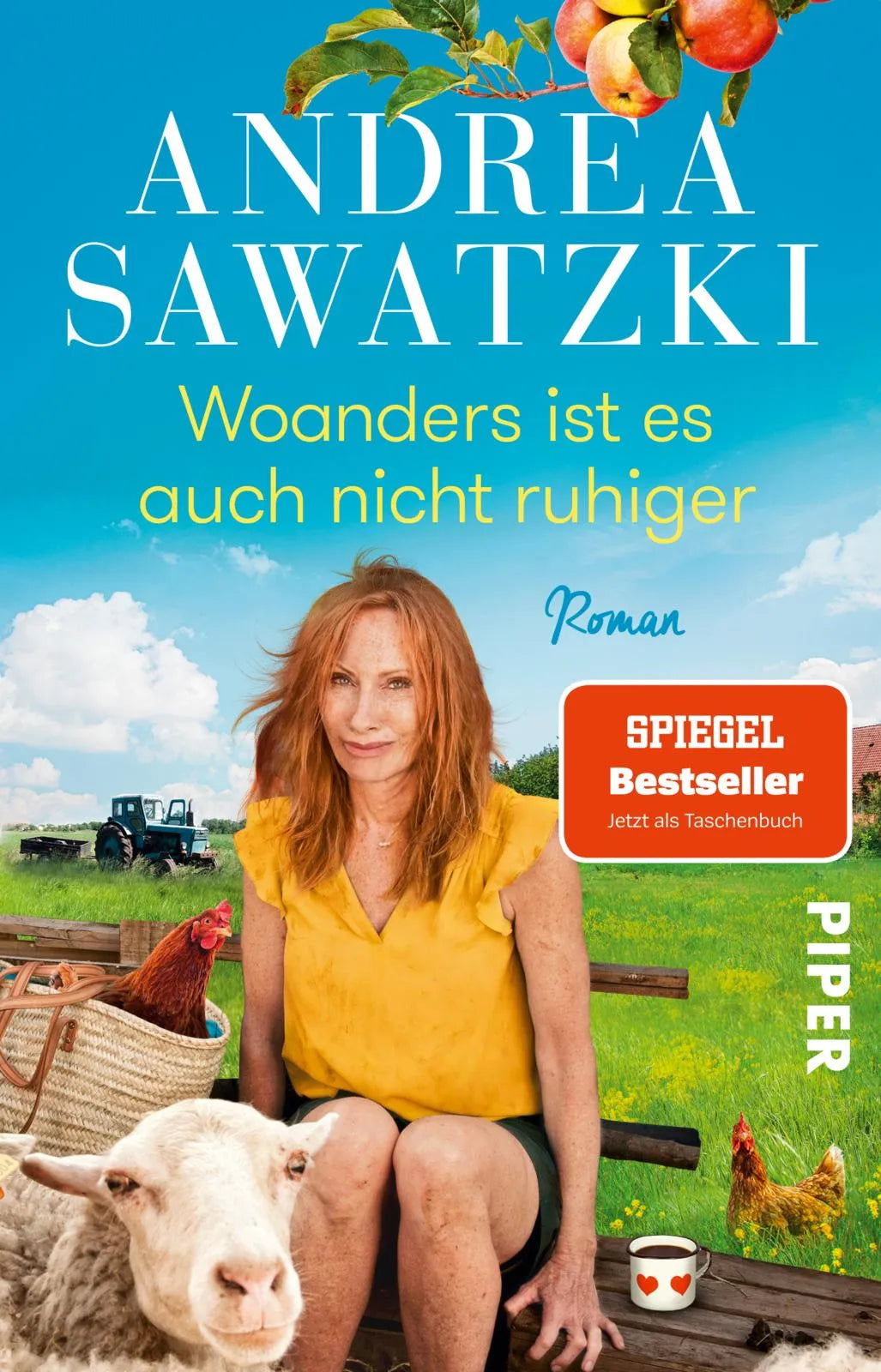 Buchcover von 'Woanders ist es auch nicht ruhiger' - Taschenbuch von Andrea Sawatzki