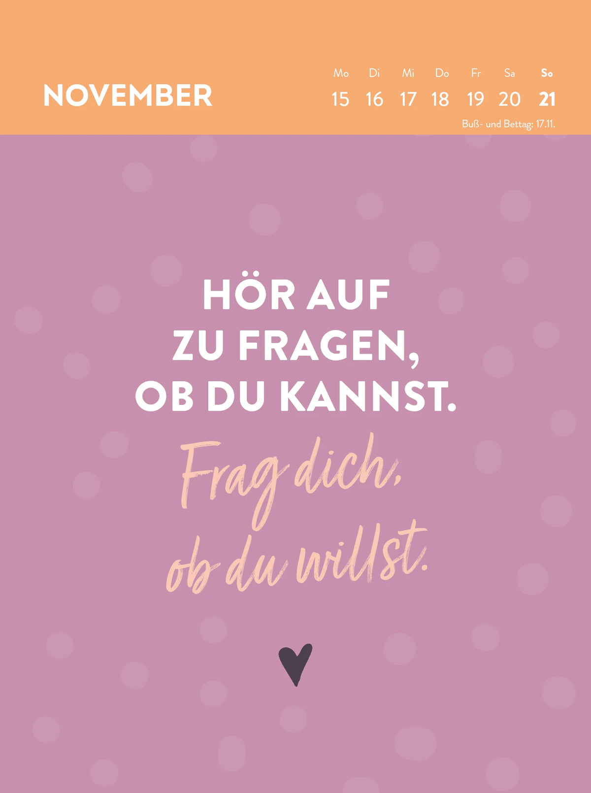 Wochenkalender 2027: Frauen sind großartig! Von perfekt war nie die Rede – Ansicht