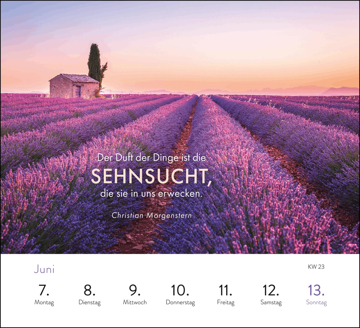 Wochenkalender 2027: Kleine Atempausen für dich – Ansicht