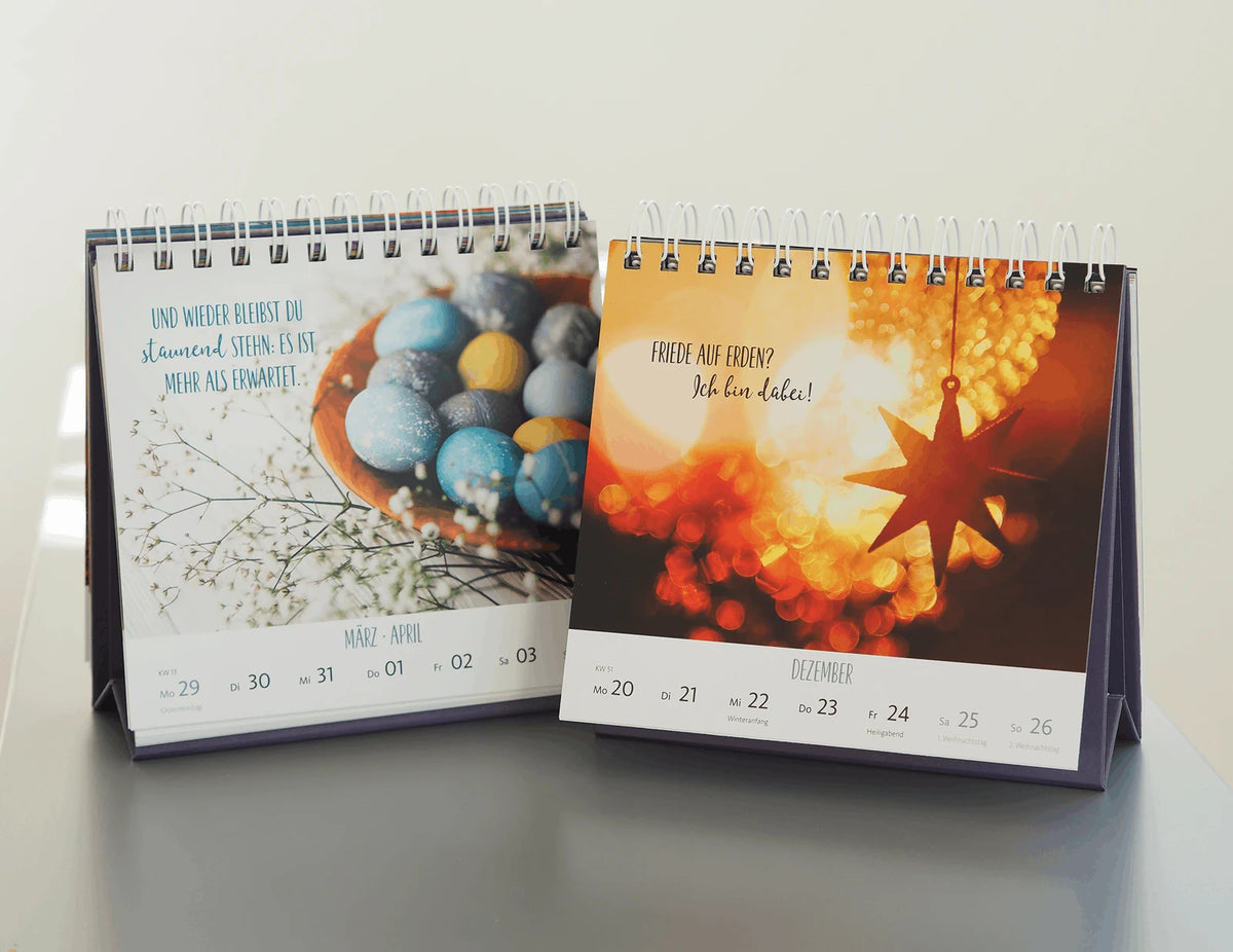 Wochenkalender 2027: Lebe leicht – Ansicht