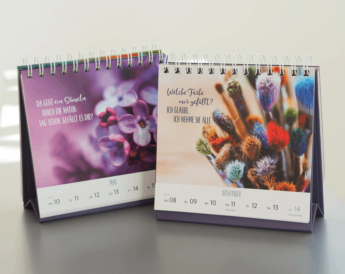 Wochenkalender 2027: Lebe leicht – Ansicht