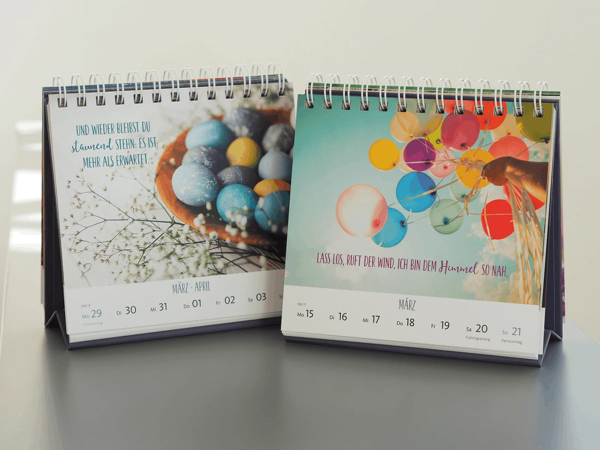 Wochenkalender 2027: Lebe leicht – Ansicht