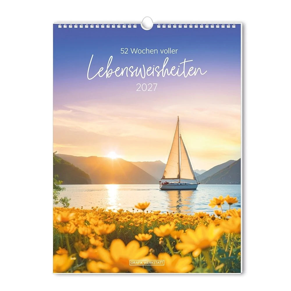 Taschenkalender: Wochenkalender 2027 LebensWeisheiten