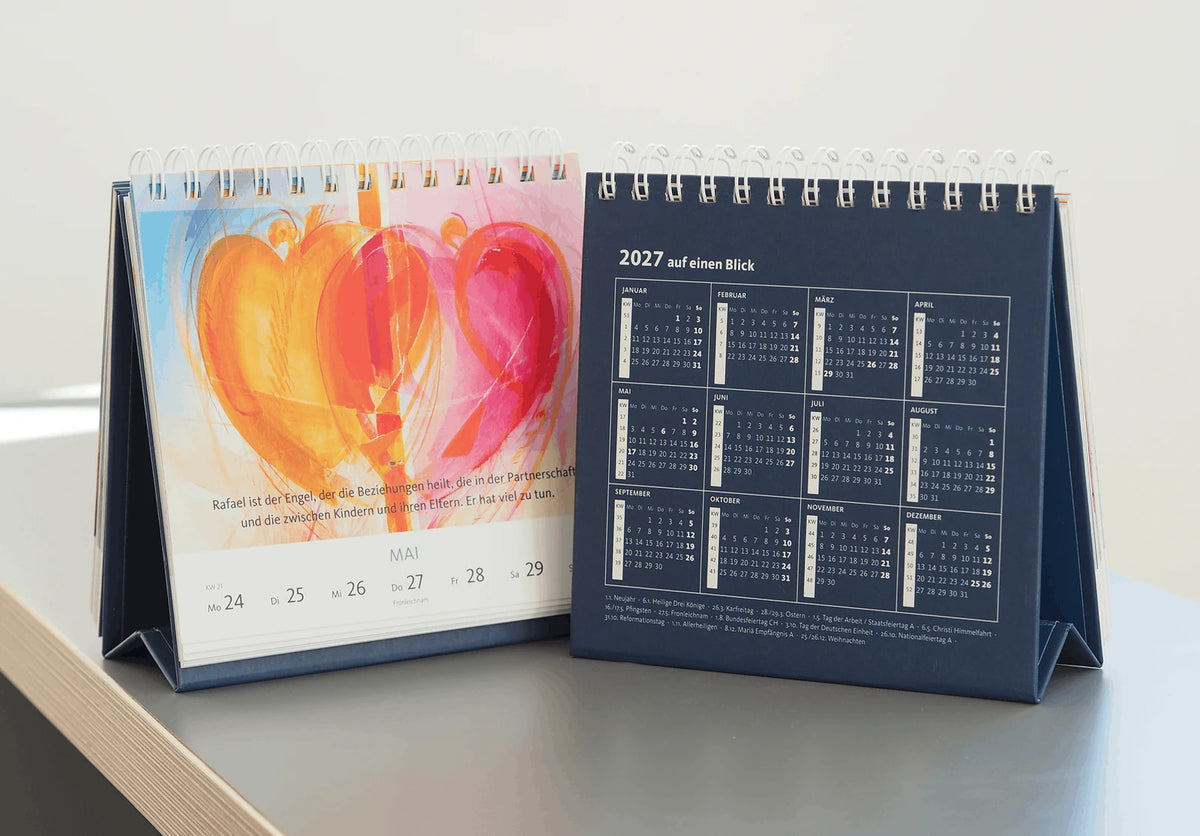 Wochenkalender 2027: Mit Engeln unterwegs – Ansicht