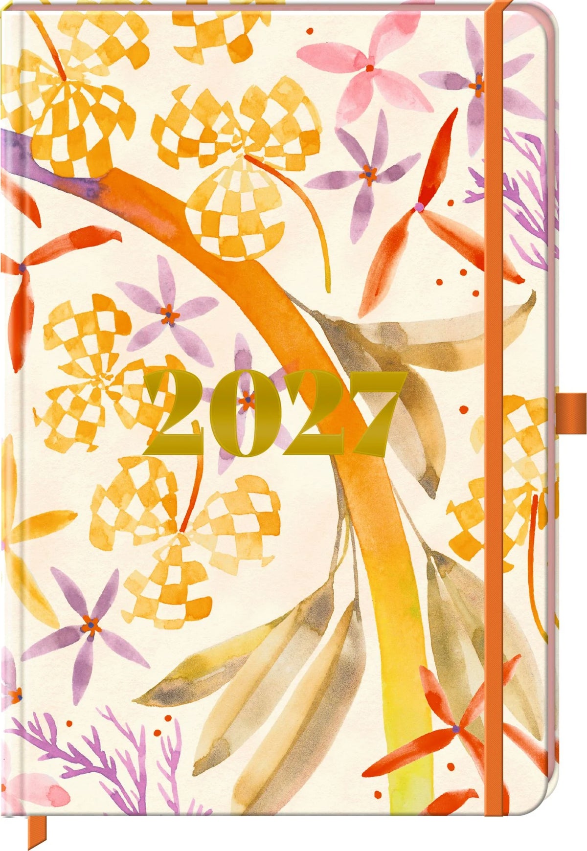 Taschenkalender: Wochenkalender 2027 - Orange