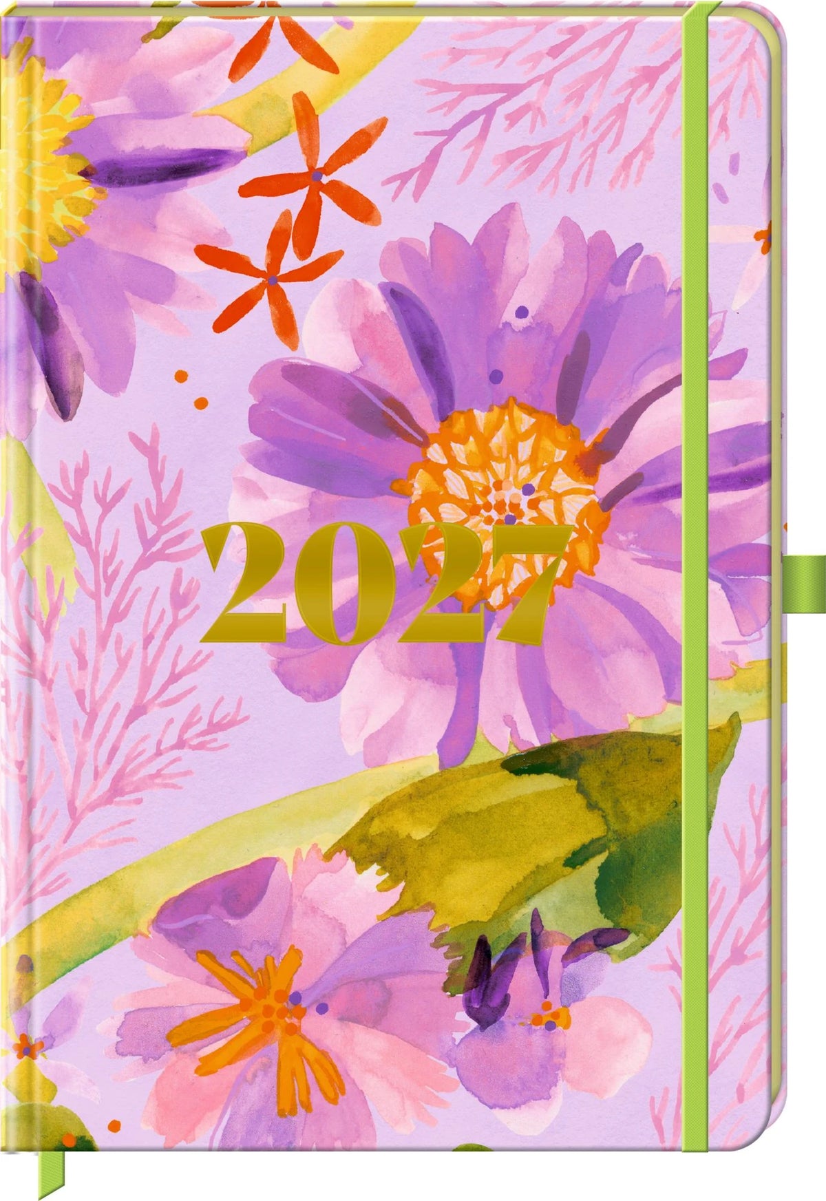 Taschenkalender: Wochenkalender 2027 - Purple