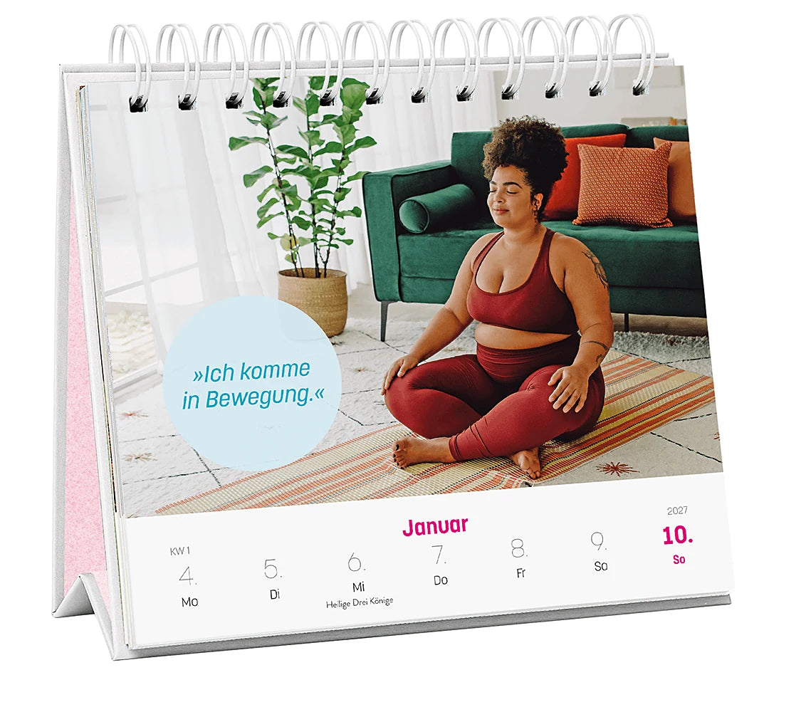 Wochenkalender 2027: Yoga – Zeit für mich – Ansicht