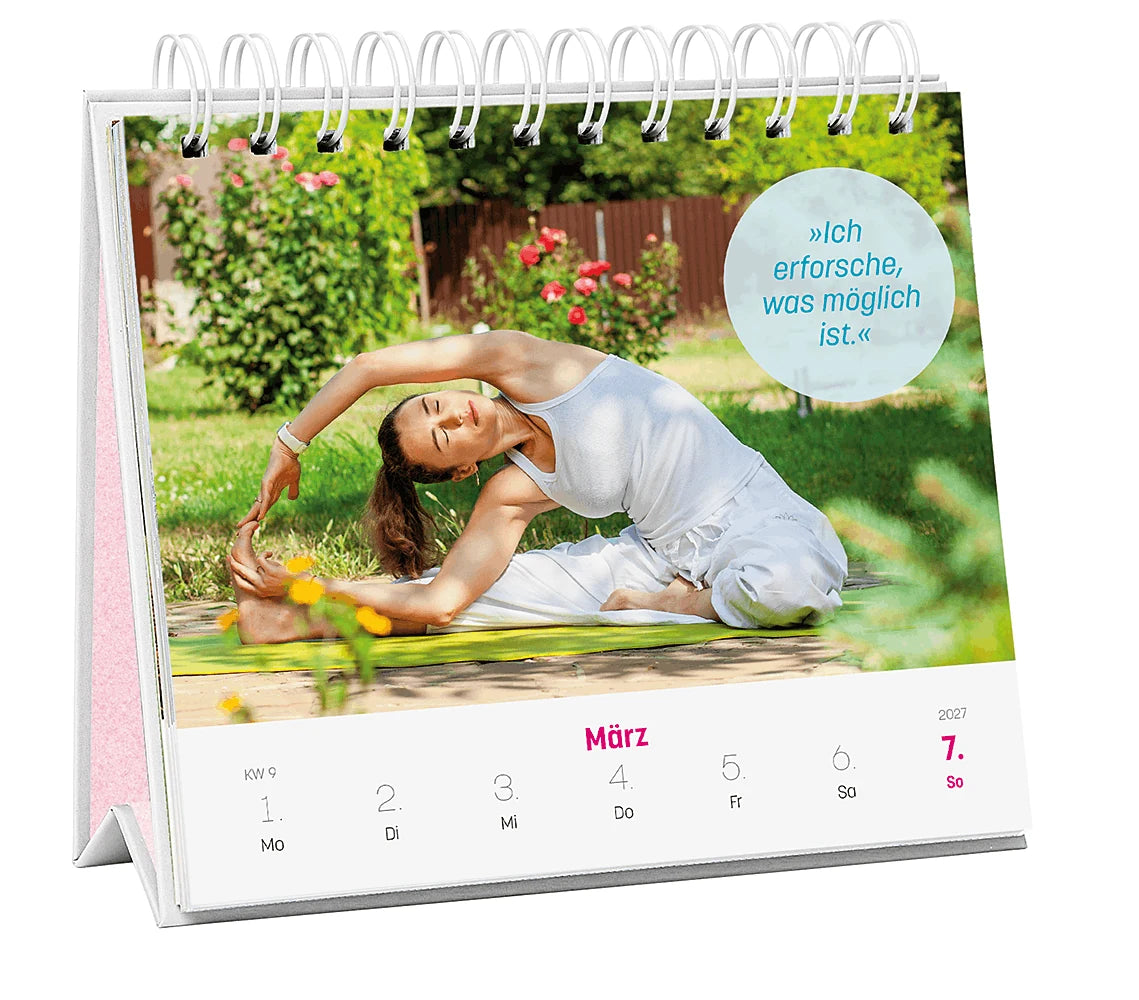 Wochenkalender 2027: Yoga – Zeit für mich – Ansicht