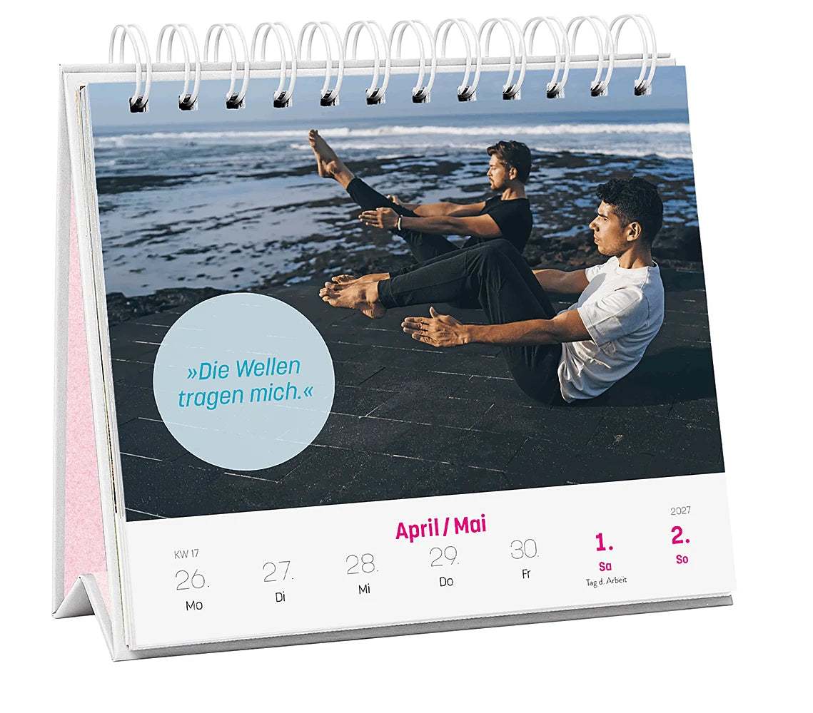 Wochenkalender 2027: Yoga – Zeit für mich – Ansicht