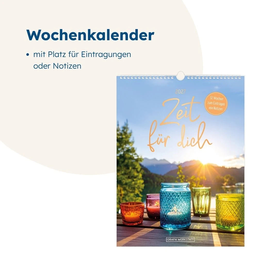 Wochenkalender klein 2027 Zeit für dich – Ansicht