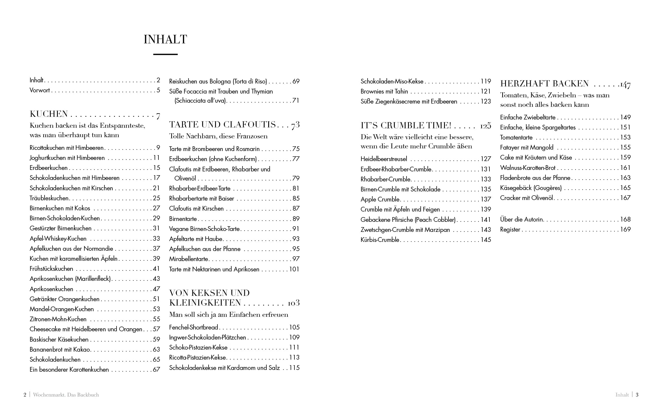 Innenansicht von 'Wochenmarkt. Das Backbuch' - Gebundene Ausgabe