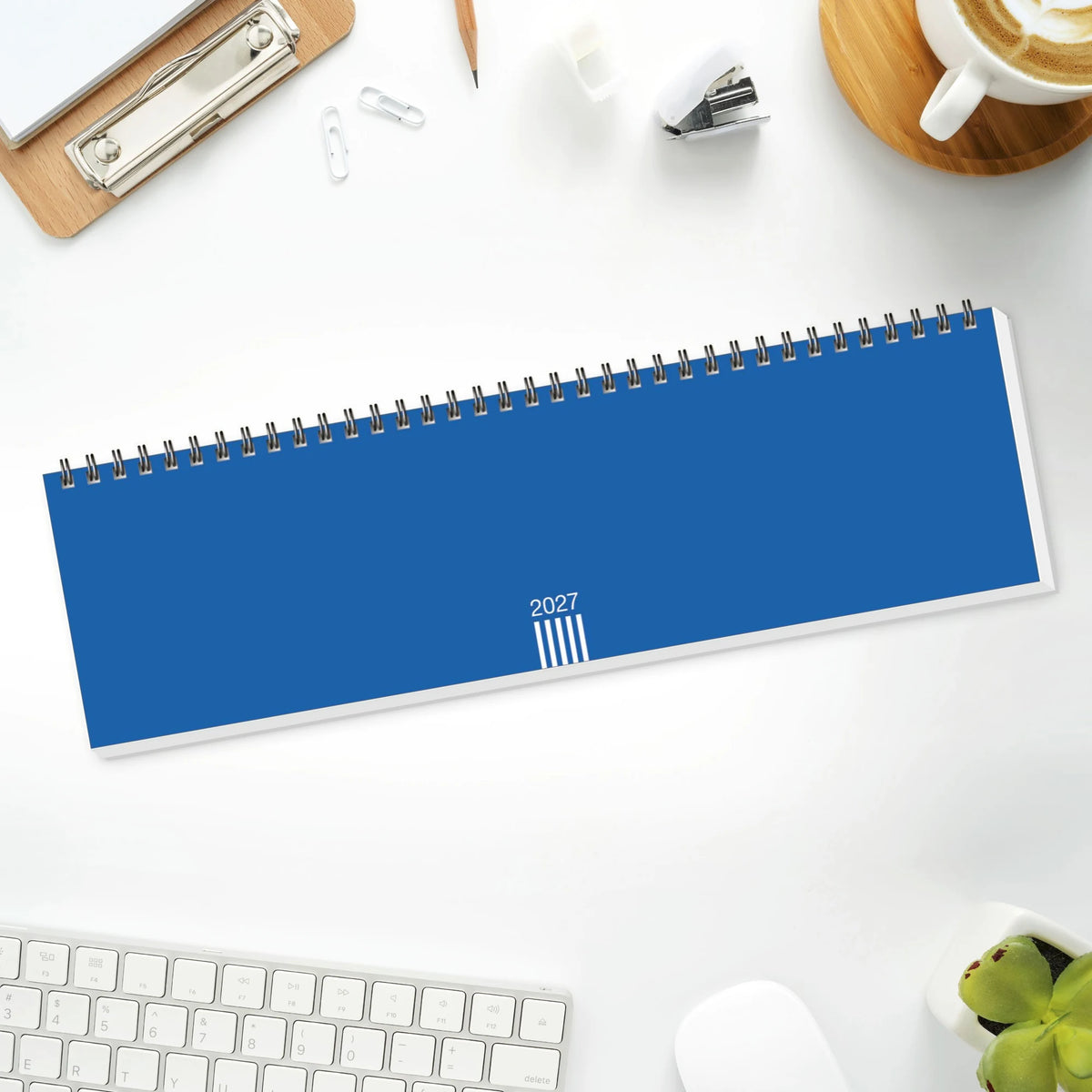 Wochenquerplaner, blau 2027 – Ansicht