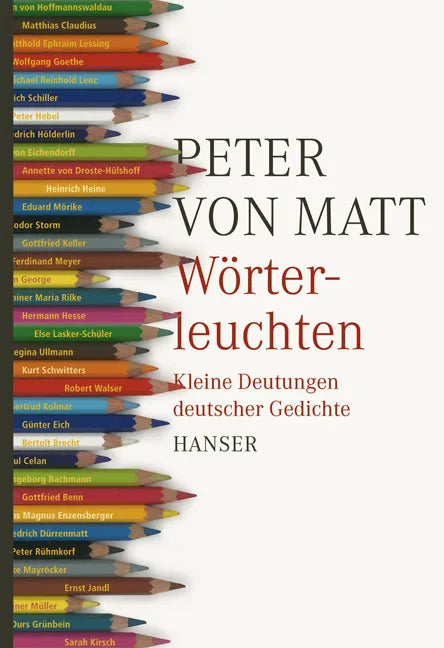 Buchcover von 'Wörterleuchten' - Gebundene Ausgabe von Peter von Matt