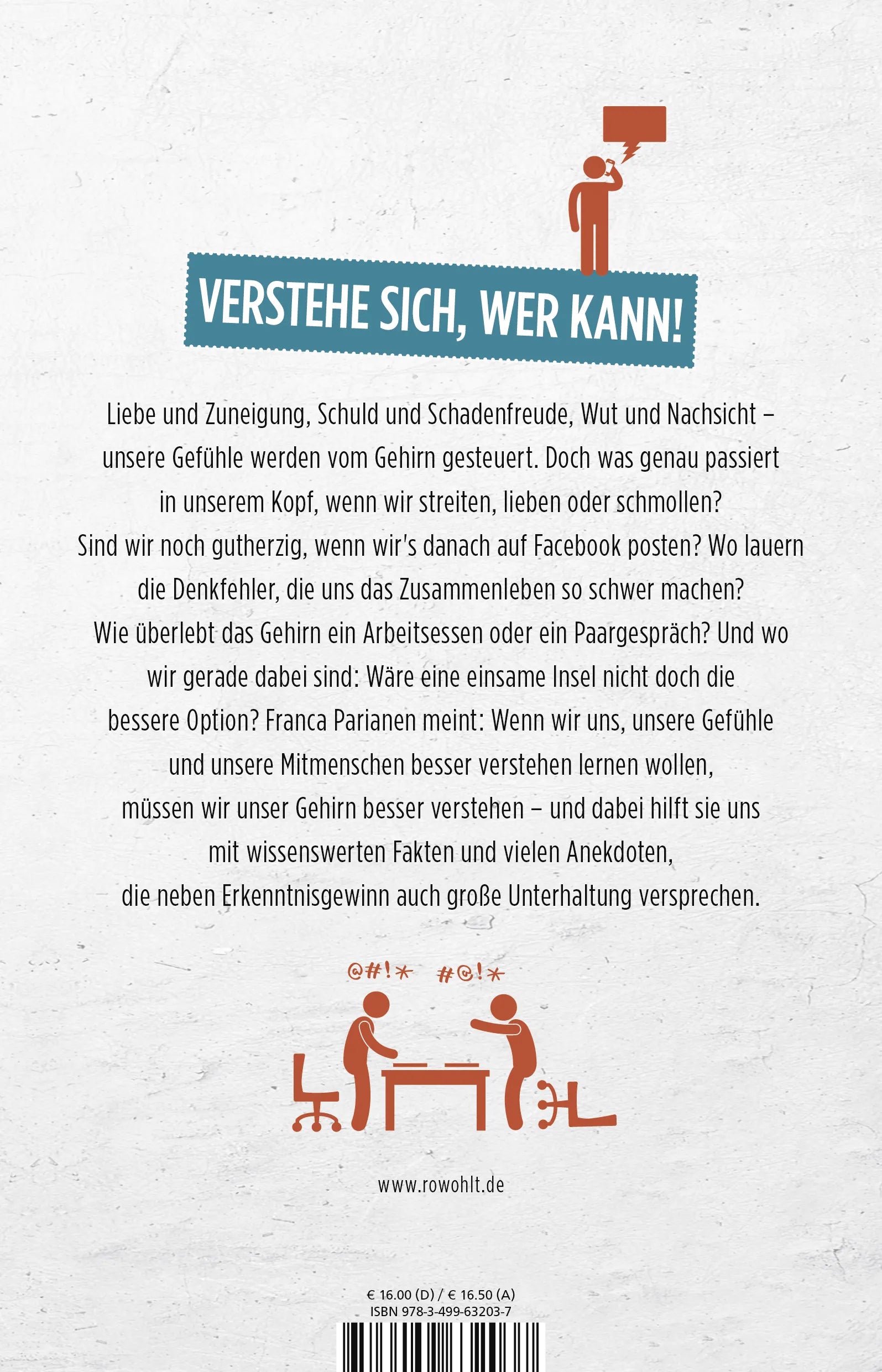 Buchrückseite von 'Woher soll ich wissen, was ich denke, bevor ich höre, was ich sage?' mit Klappentext - Paperback