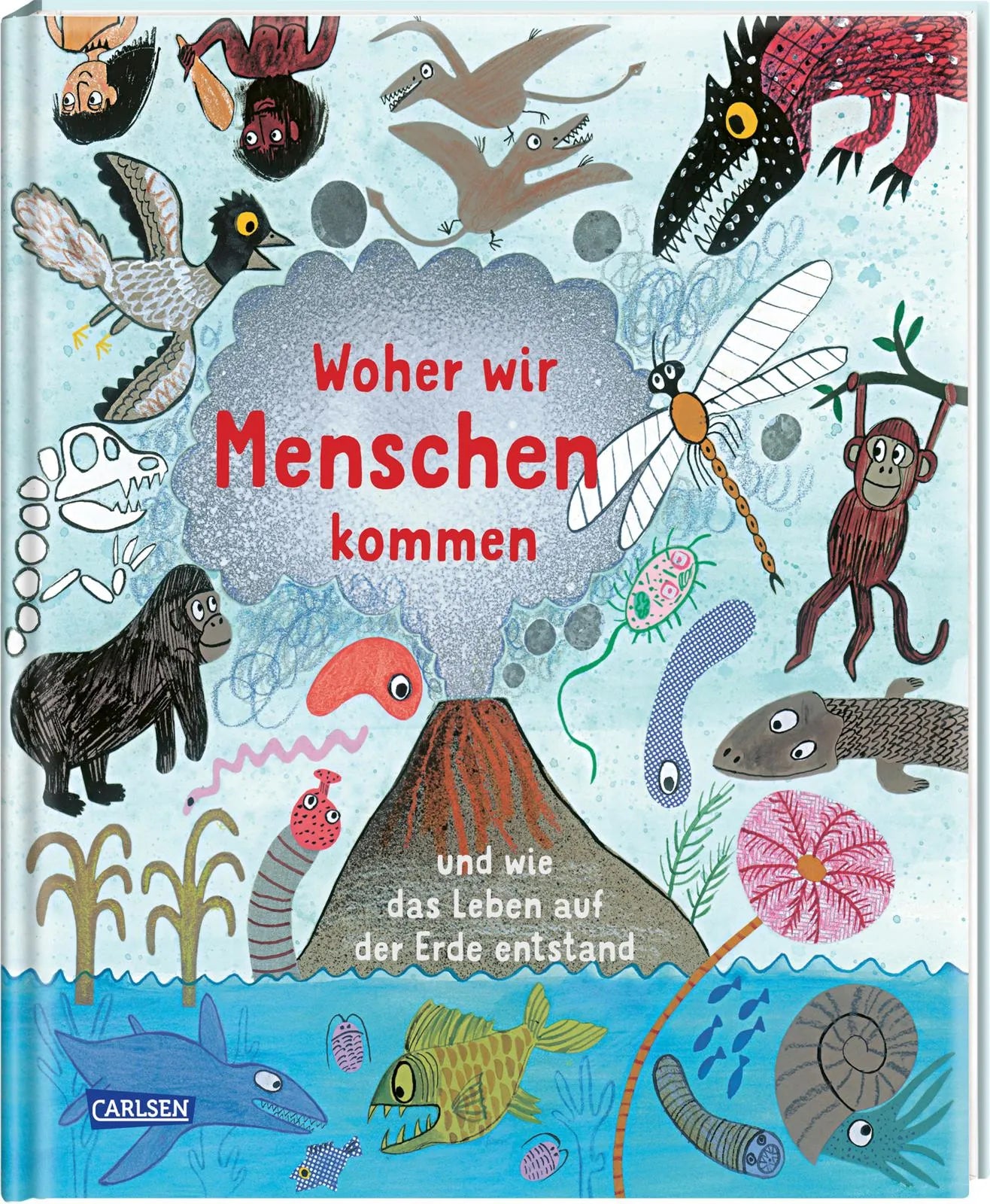 Buchcover von 'Woher wir Menschen kommen' - Gebundene Ausgabe von Catherine Barr