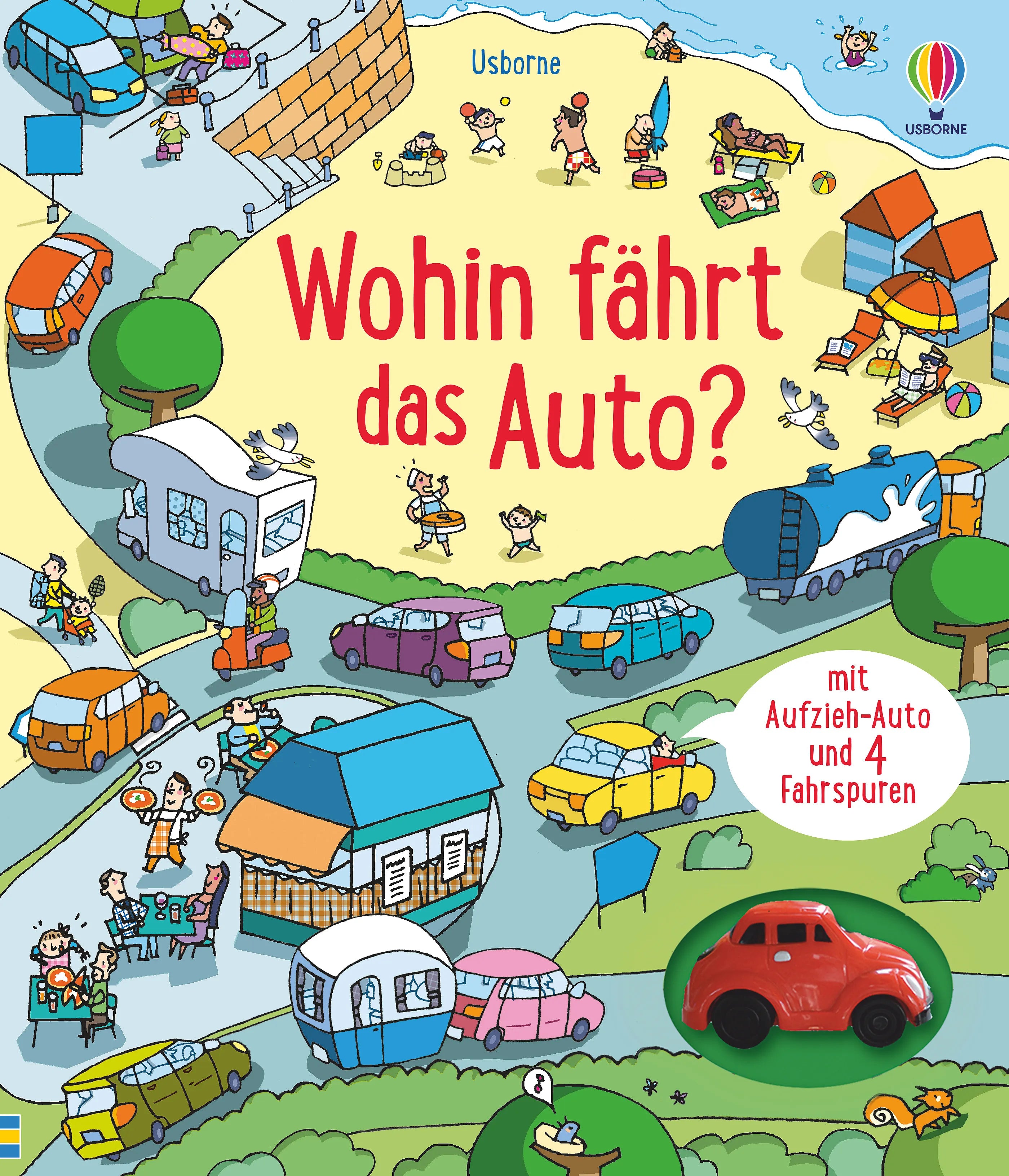 Buchcover von 'Wohin fährt das Auto?' - Gebundene Ausgabe von Fiona Watt