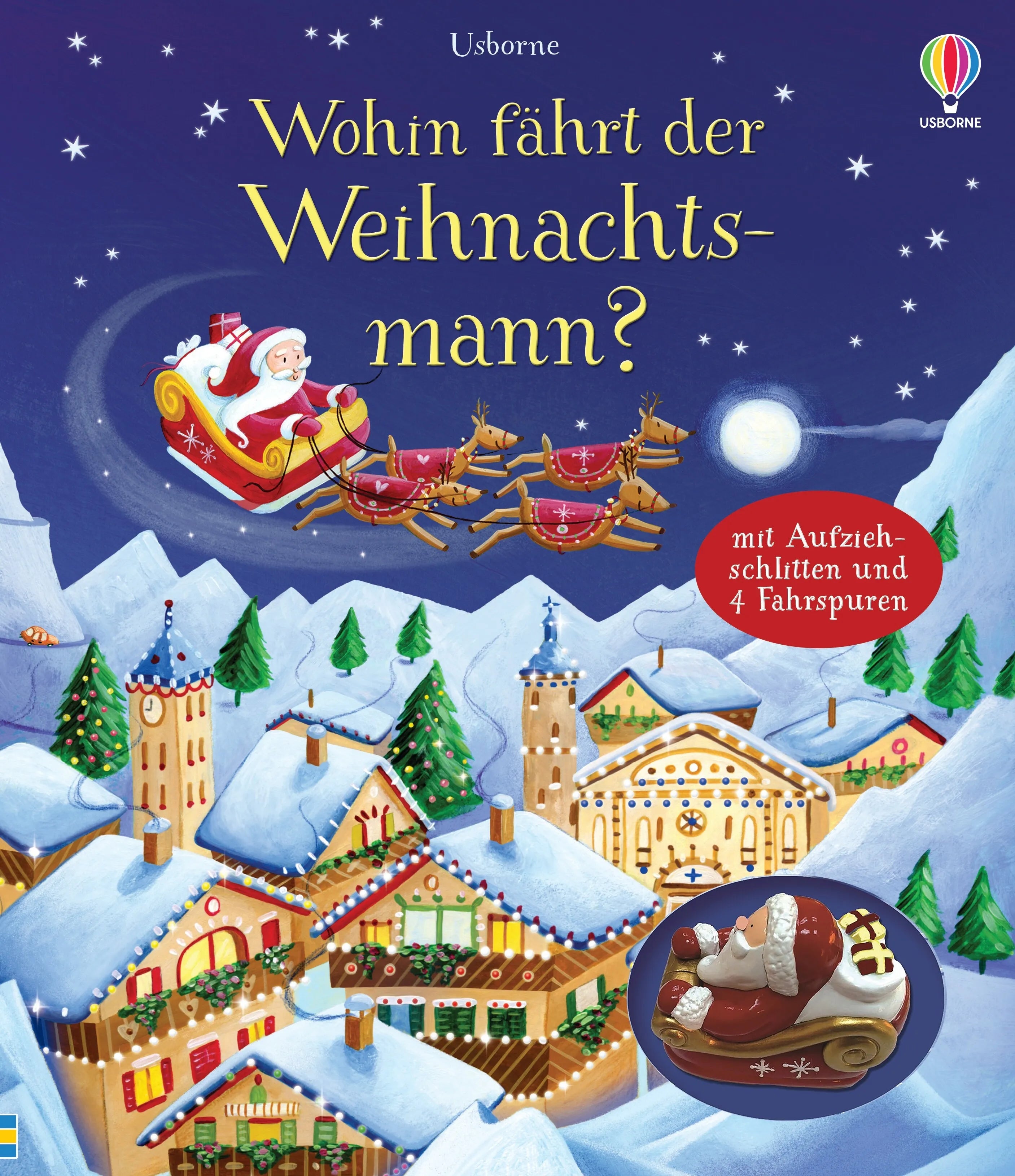 Cover: Wohin fährt der Weihnachtsmann? (Hardcover) von Fiona Watt