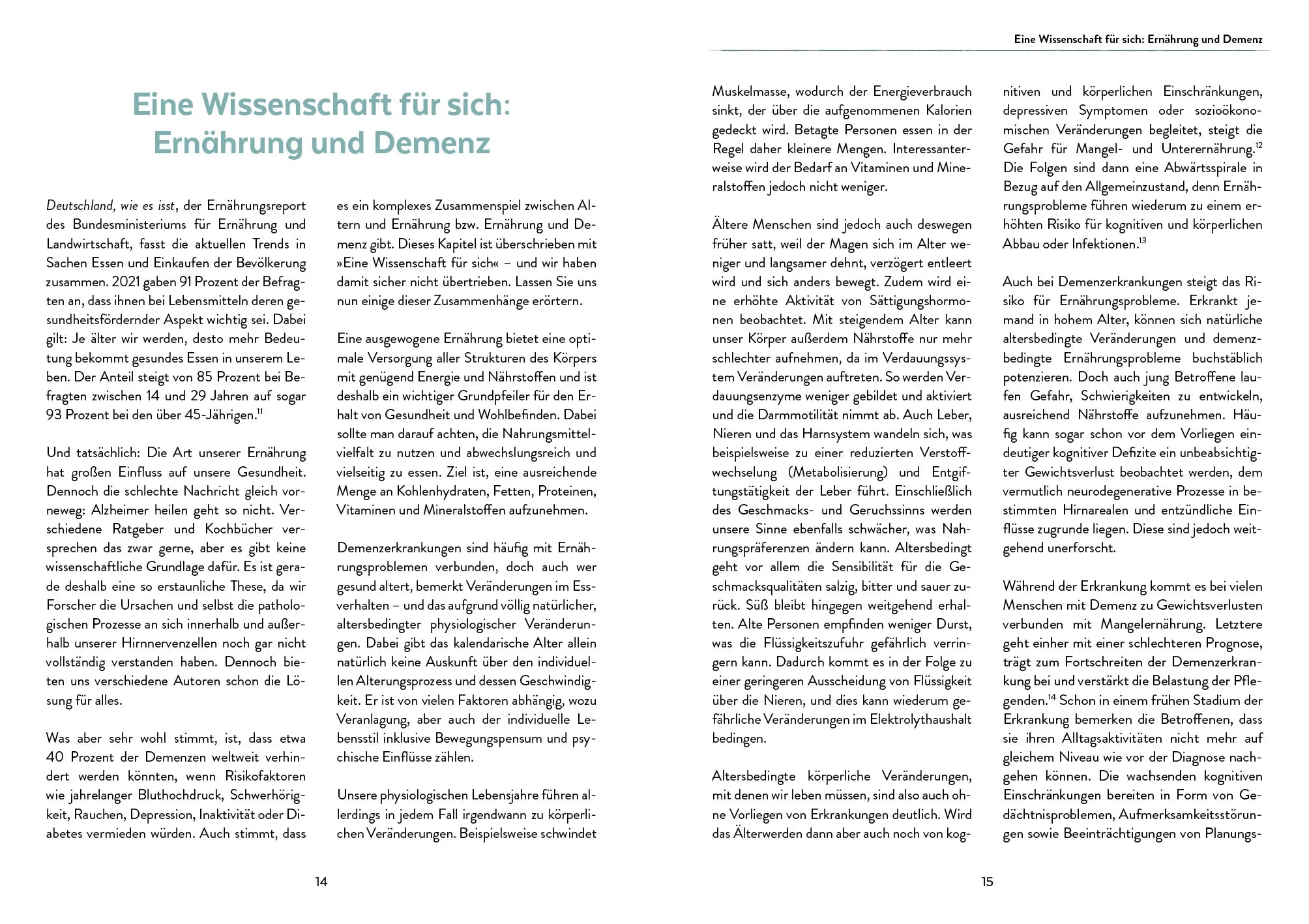 Innenansicht von 'Wohlfühlküche bei Demenz' - Taschenbuch