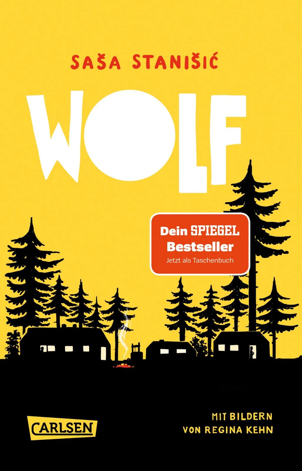 Buchcover von 'Wolf' - Taschenbuch von Saša Stanišić