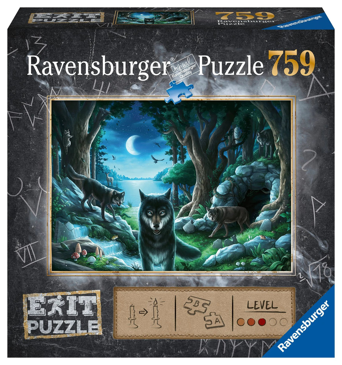 Puzzle: Erwachsenenpuzzle 759 Teile - Wolfsgeschichten