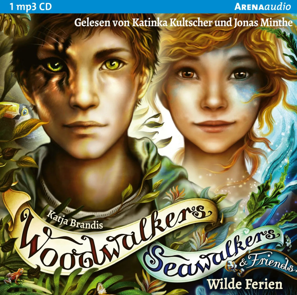 Cover: Woodwalkers & Friends/Seawalkers & Friends. Wilde Ferien (Hörbuch CD) von Katja Brandis