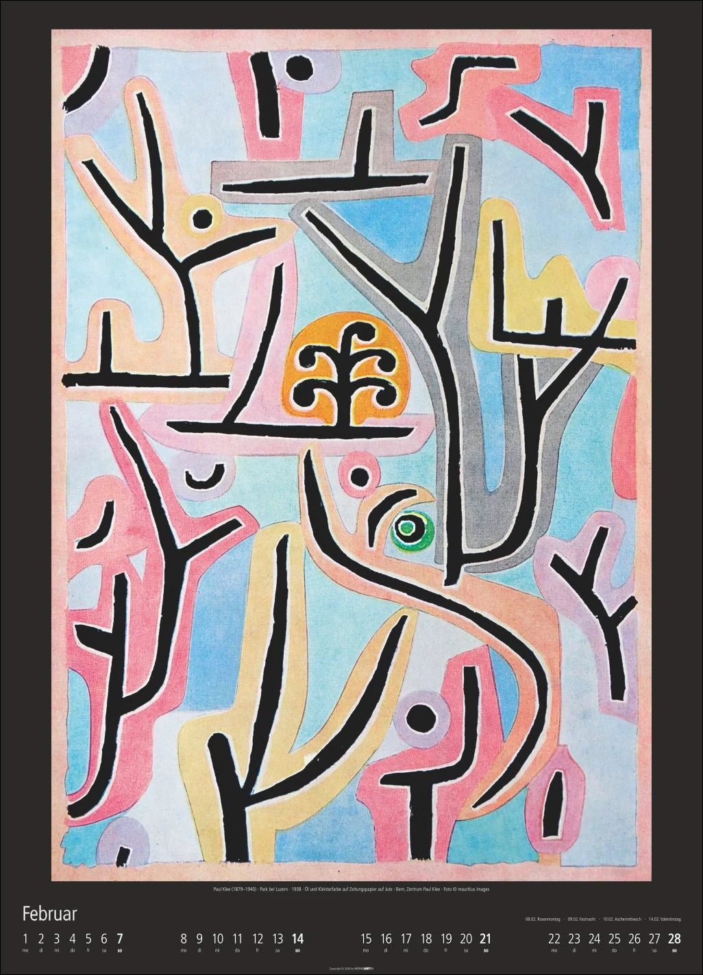World of Art Kalender 2027 – Ansicht