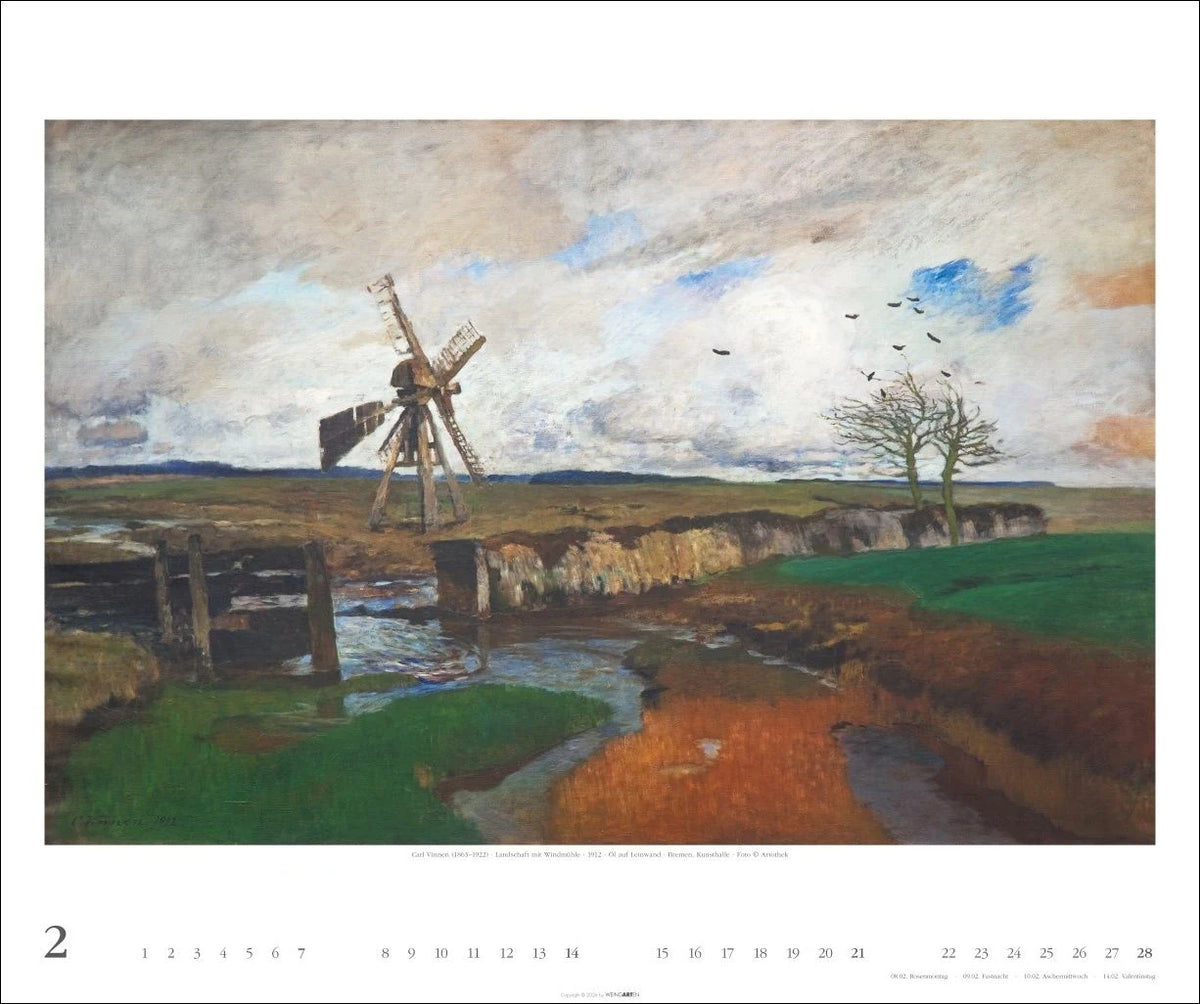 Worpsweder Landschaften Kalender 2027 – Ansicht