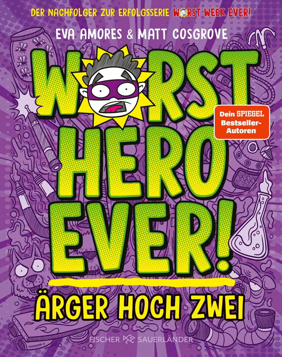 Cover: Worst Hero Ever - Ärger hoch zwei (Hardcover) von Matt Cosgrove