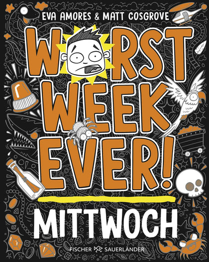 Buchcover von 'Worst Week Ever – Mittwoch' - Gebundene Ausgabe von Matt Cosgrove
