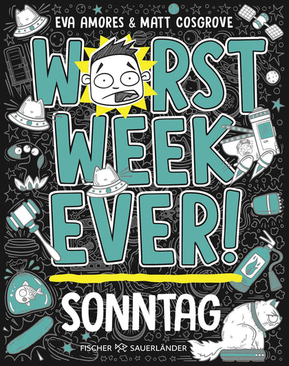 Buchcover von 'Worst Week Ever – Sonntag' - Gebundene Ausgabe von Matt Cosgrove