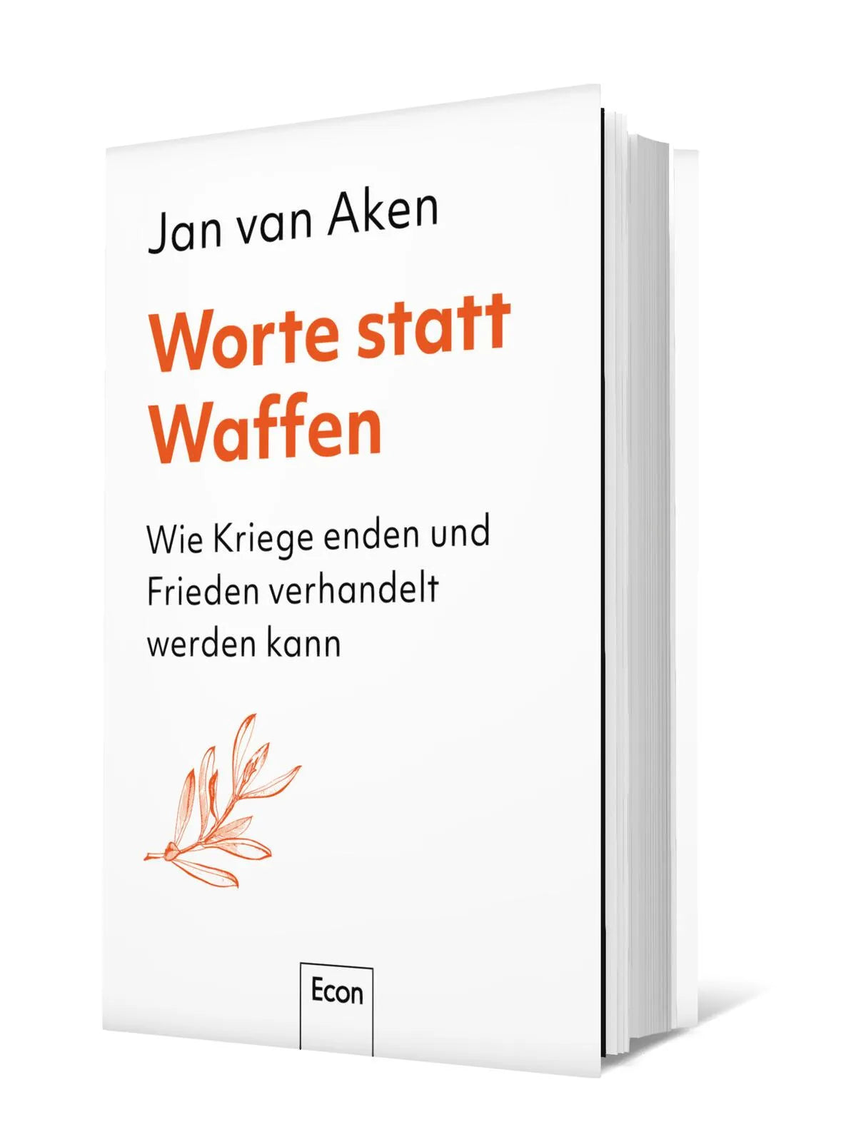 Buchcover von 'Worte statt Waffen' - Gebundene Ausgabe von Jan van Aken