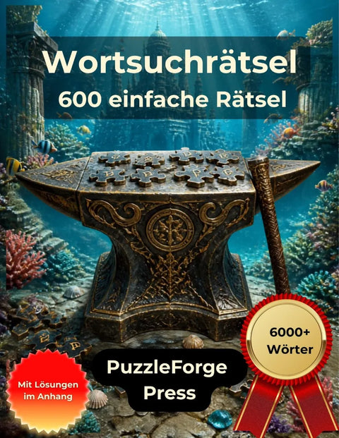 Wortsuchrätsel - 600 einfache Rätsel