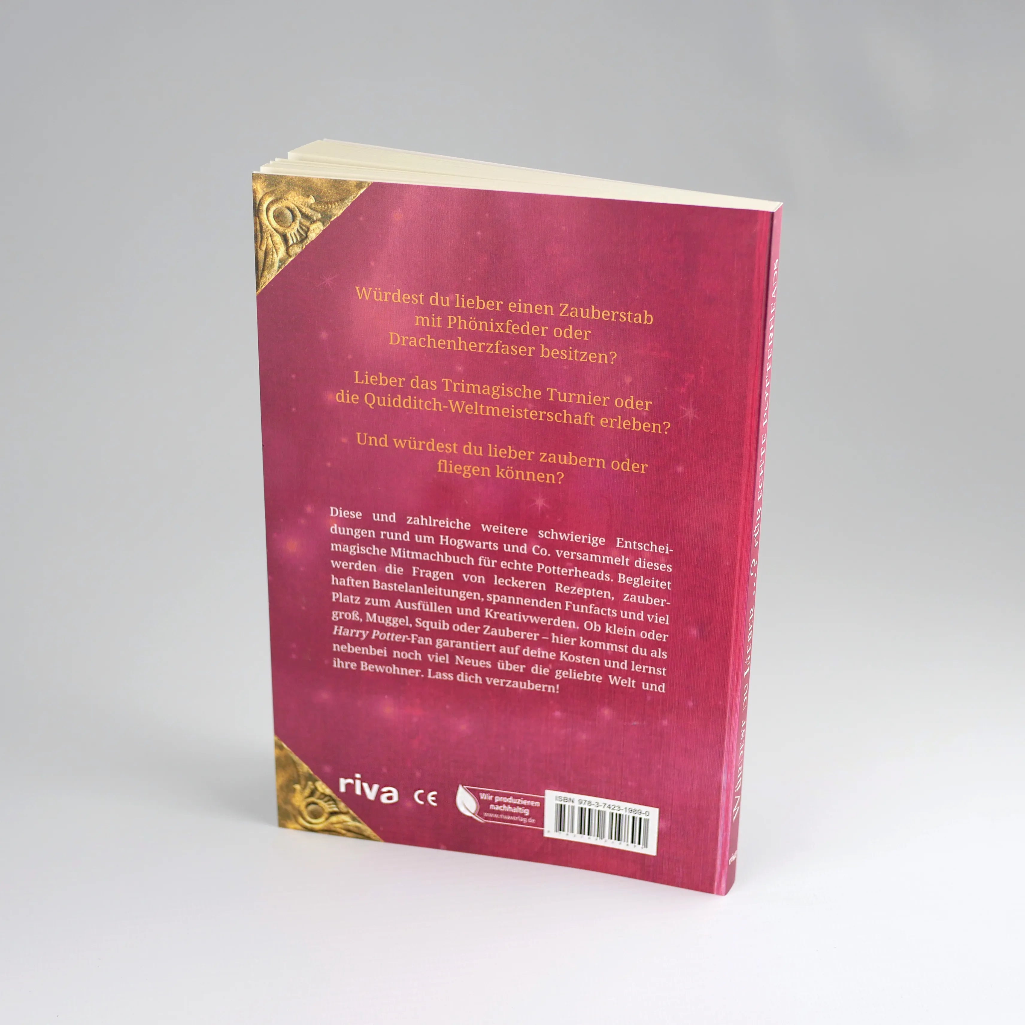 Innenansicht von 'Würdest du lieber ...? – Das Mitmachbuch für echte Potterheads' - Taschenbuch