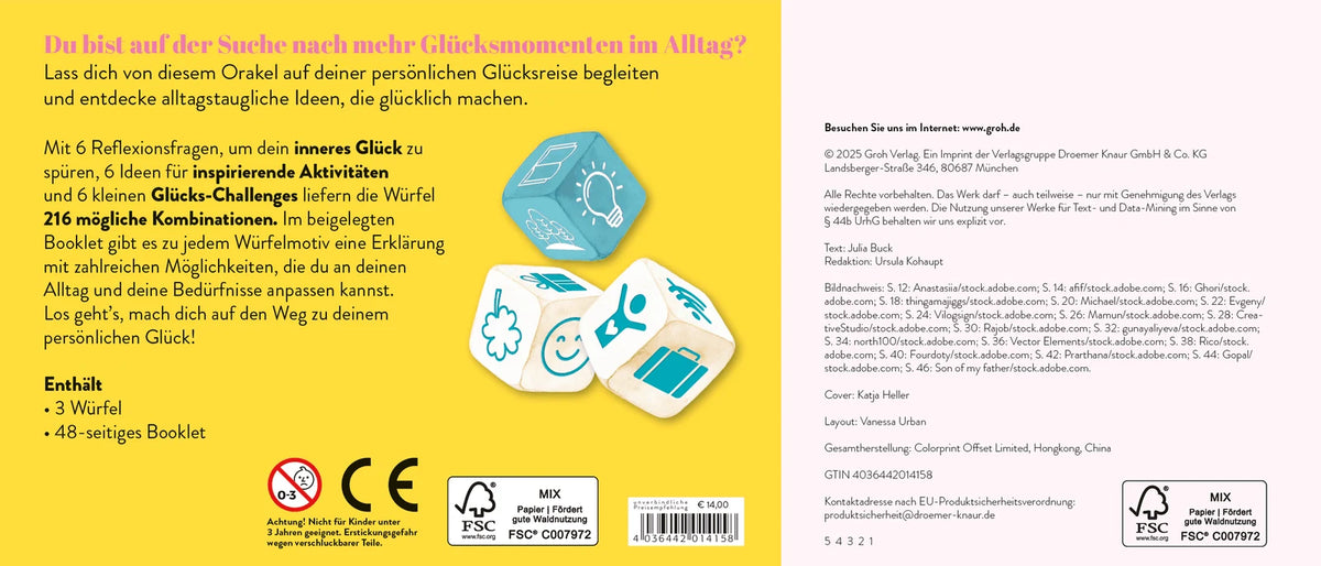 Würfelorakel – Happy Moments – Ansicht
