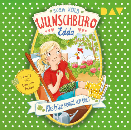 Buchcover von 'Wunschbüro Edda – Teil 3: Alles Grüne kommt von oben' - Hörbuch (CD) von Suza Kolb