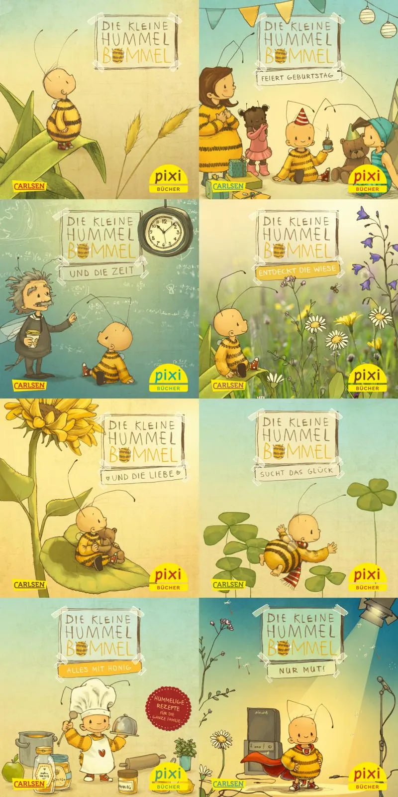 Buchcover von 'WWS Pixi-Box 309: Die kleine Hummel Bommel' - Taschenbuch von Maite Kelly