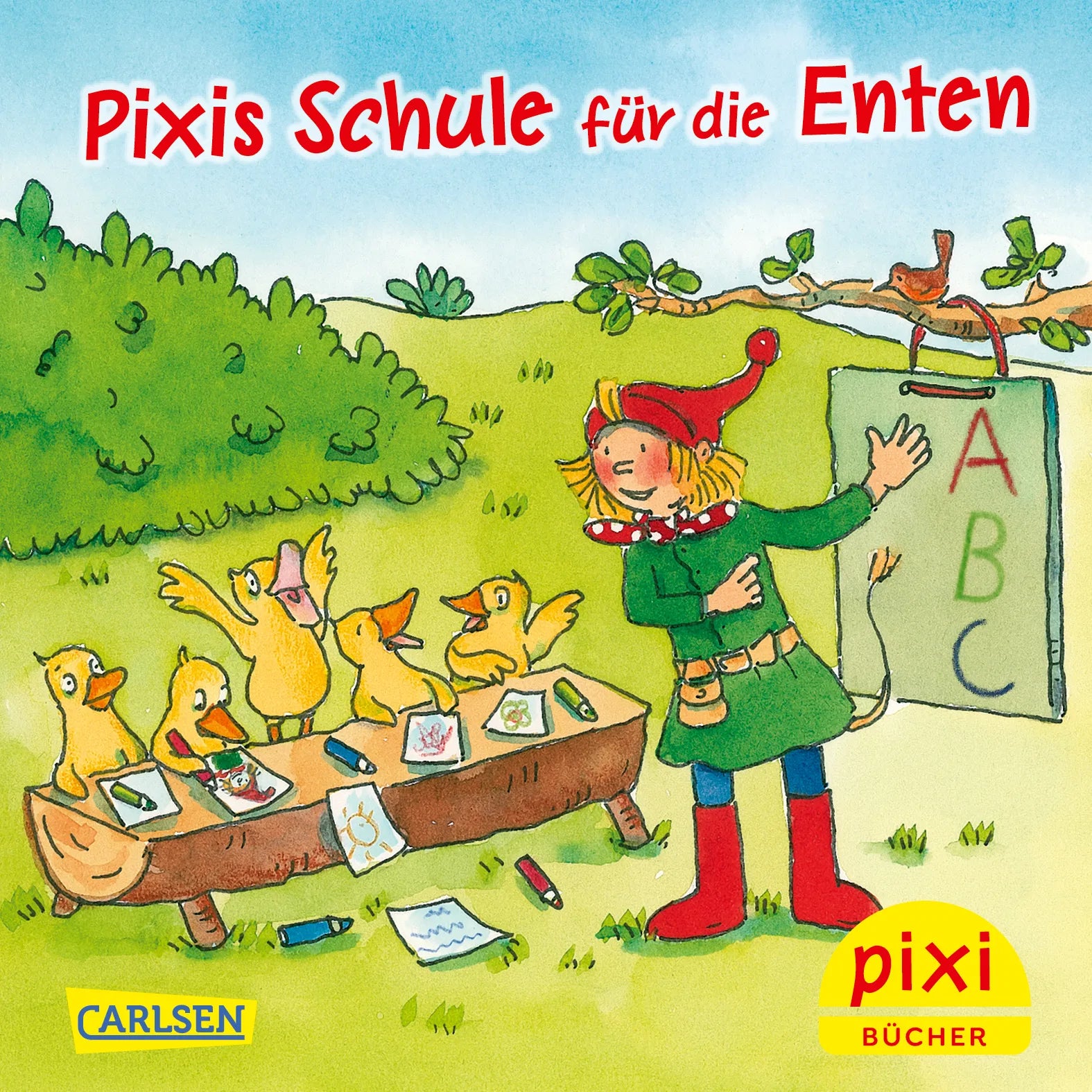 Buchcover von 'WWS Pixi: Pixis Schule für die Enten' - Taschenbuch von Simone Nettingsmeier