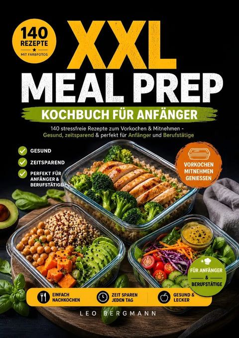 XXL Meal Prep Kochbuch für Anfänger