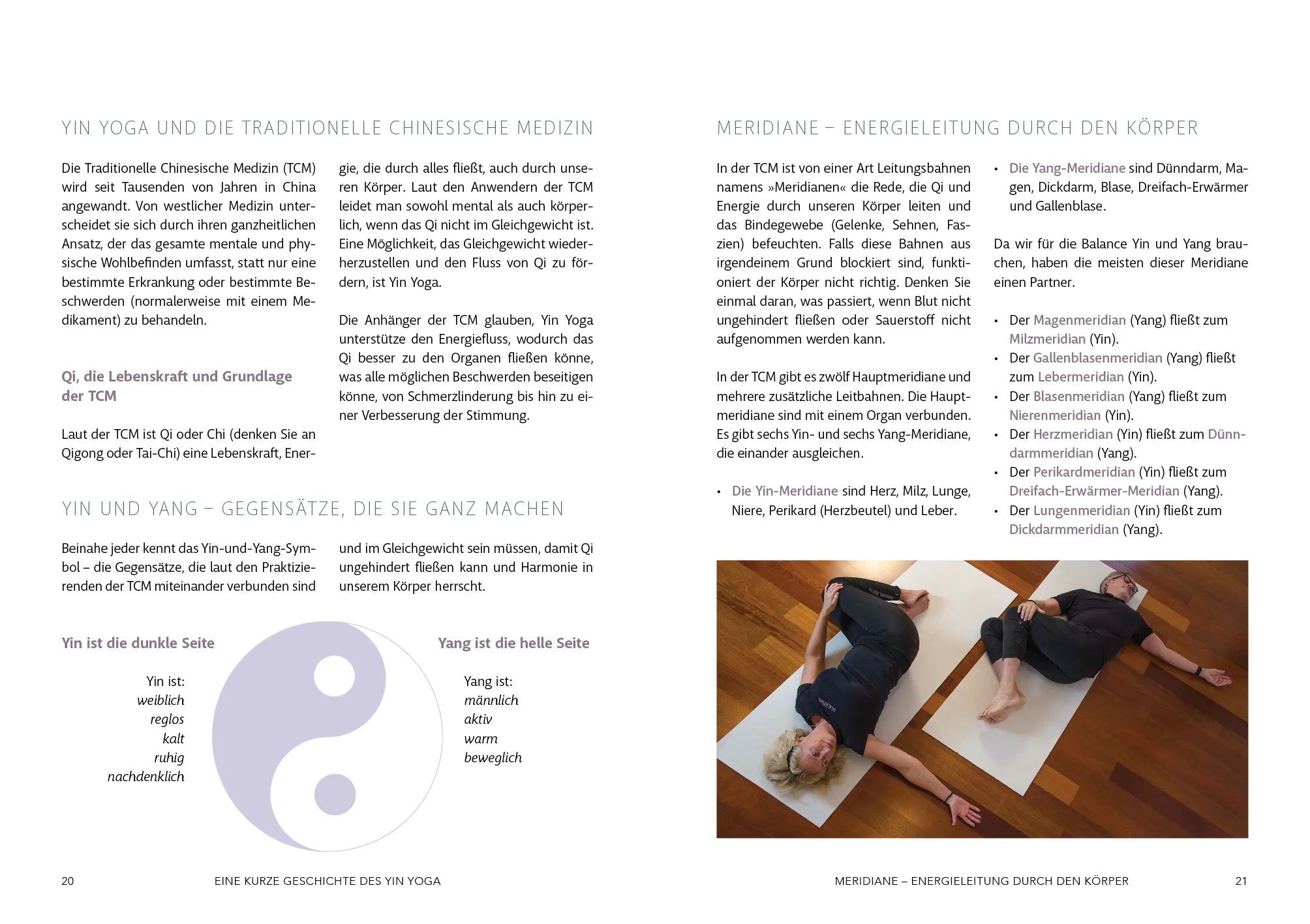 Innenansicht von 'Yin Yoga für Späteinsteiger' - Taschenbuch