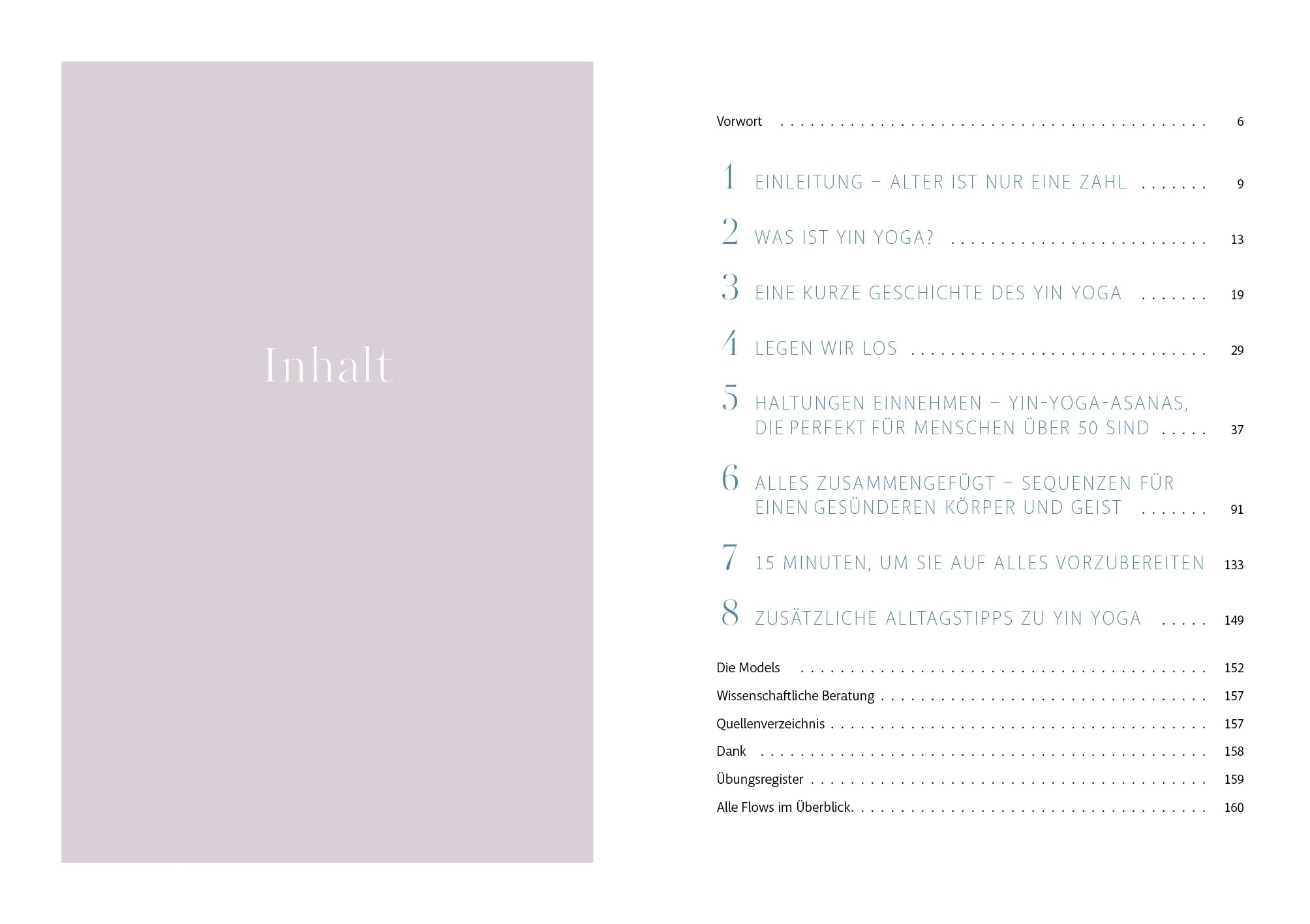 Innenansicht von 'Yin Yoga für Späteinsteiger' - Taschenbuch