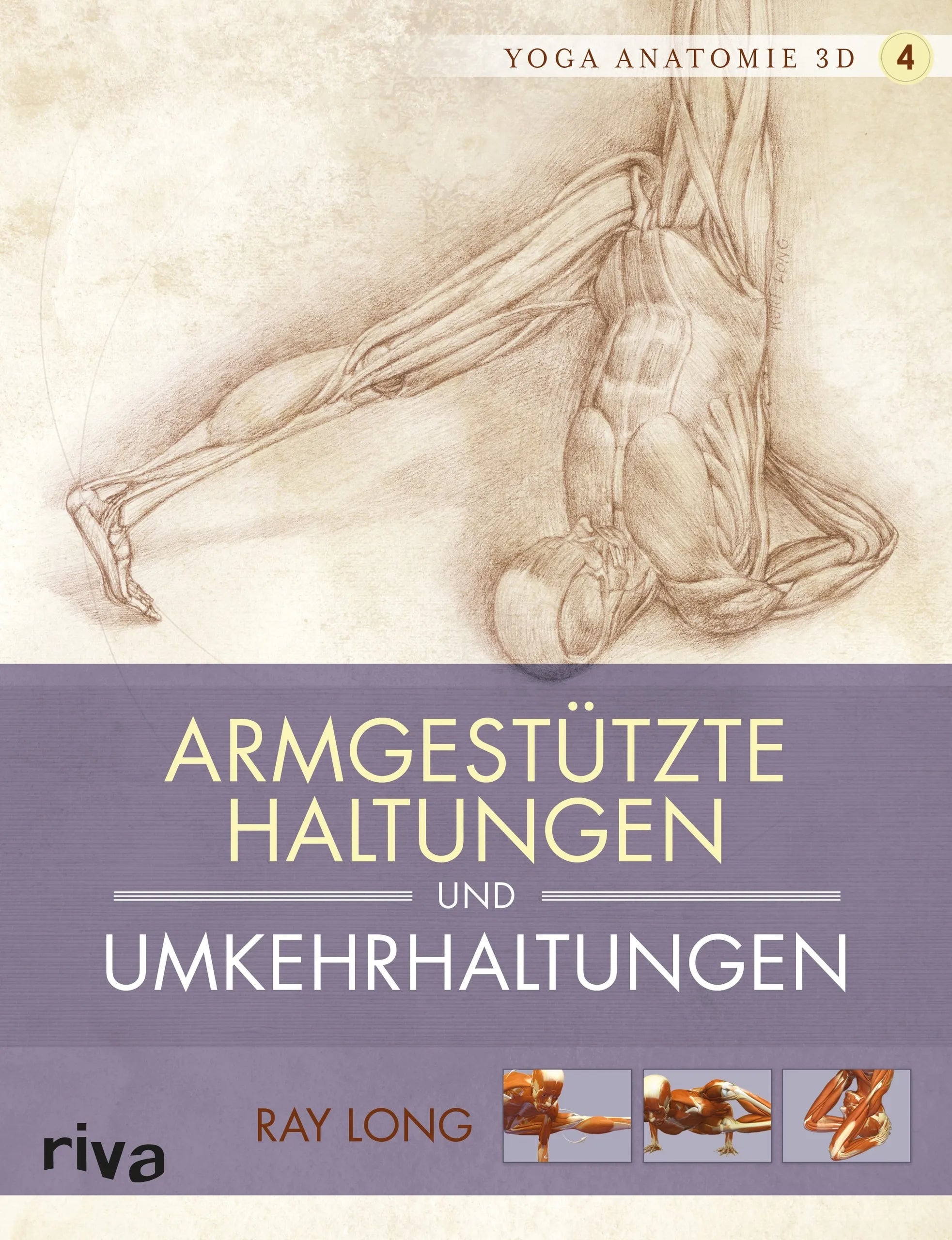 Buchcover von 'Yoga-Anatomie 3D' - Taschenbuch von Ray Long