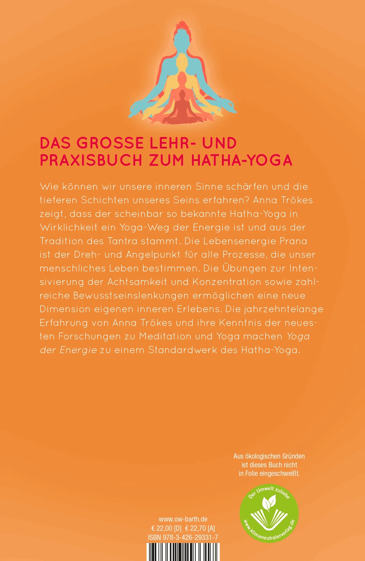 Rückseite: Yoga der Energie (Hardcover)