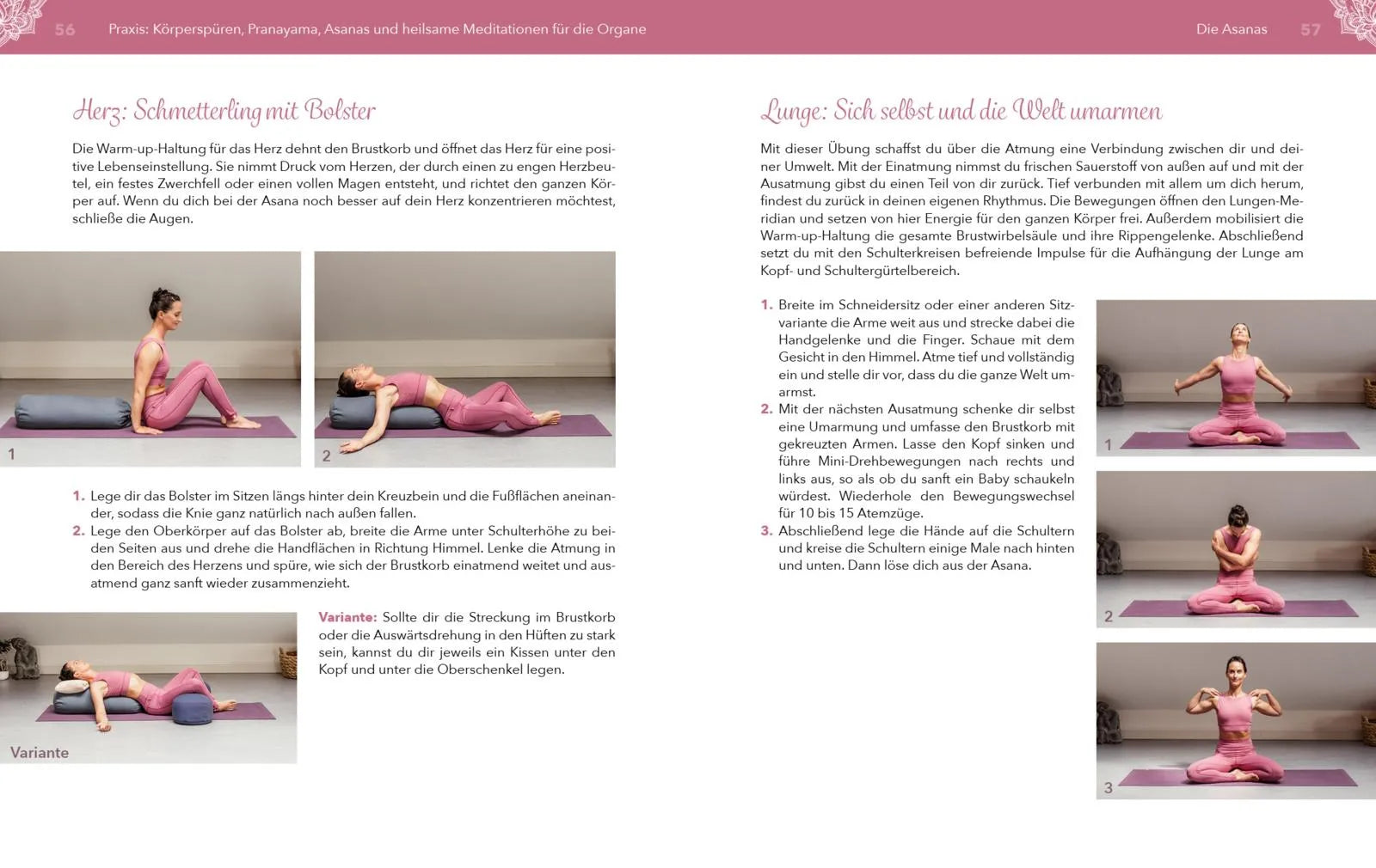 Innenansicht von 'Yoga für die Organe' - Taschenbuch