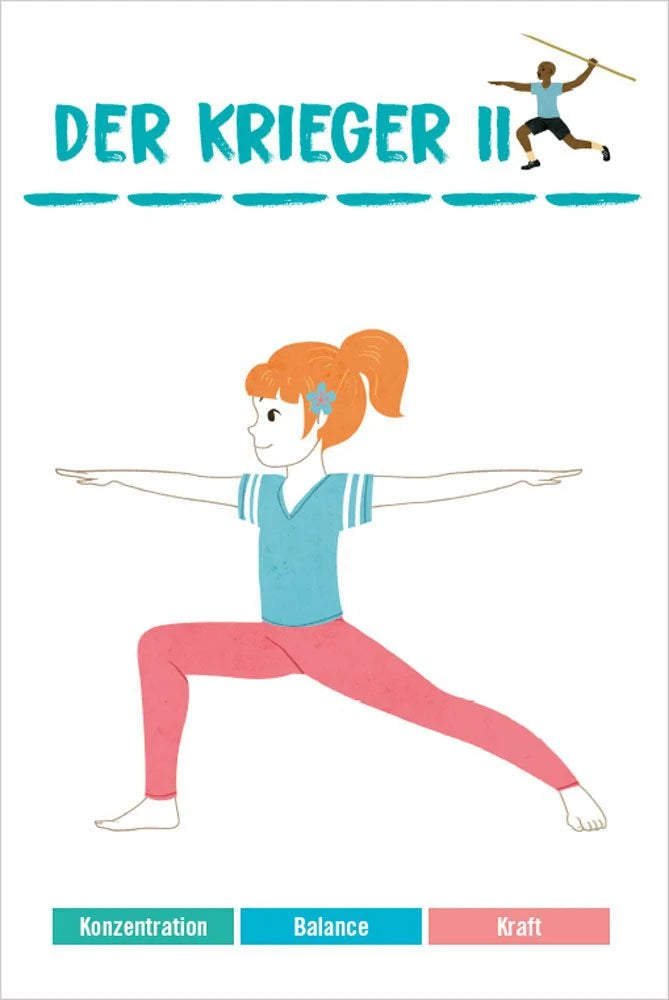 Yoga für Kinder. 30 Bildkarten mit anschaulichen Erklärungen – Ansicht