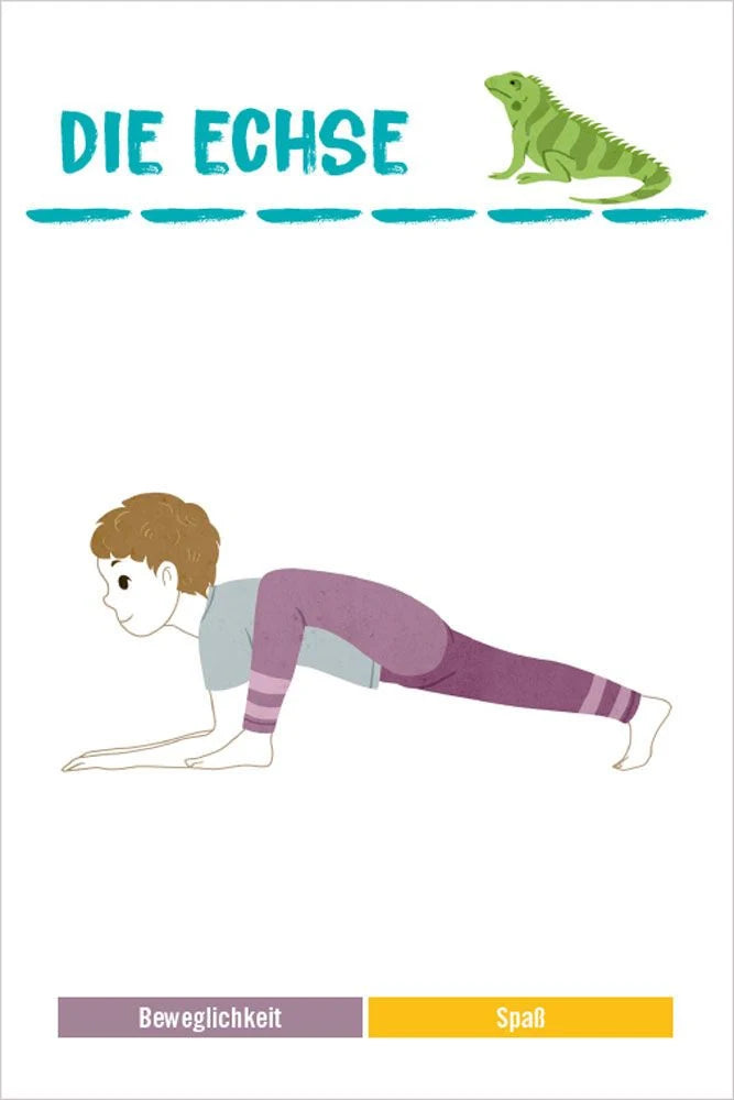 Yoga für Kinder. 30 Bildkarten mit anschaulichen Erklärungen – Ansicht