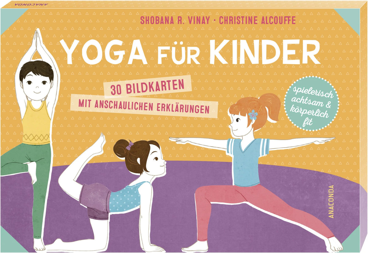 Yoga für Kinder. 30 Bildkarten mit anschaulichen Erklärungen – Ansicht